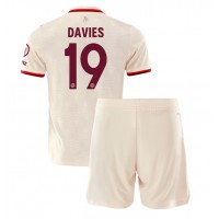 Bayern Munich Alphonso Davies #19 Tredjedraktsett Barn 2024-25 Kortermet (+ Korte bukser)